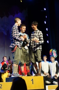 Rang 1 bei den Jungen am Offiziellen 2014.
